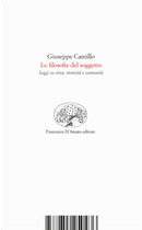 Le filosofie del soggetto. Saggi su etica, storicità e comunità by Giuseppe Cantillo