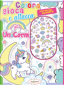 Colora gioca attacca gli unicorni. Activity book con puffy stickers
