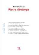 Pietre d'inciampo. Le poesie incivili by Ennio Cavalli