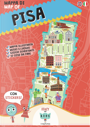 Mappa di Pisa illustrata. Con adesivi by Donata Piva, Sara Dania