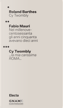 Cy Twombly. Ediz. italiana e inglese by Cy Twombly, Fabio Mauri, Roland Barthes