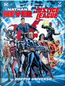 Doppio universo. Nathan Never. Justice League by Adriano Barone, Bepi Vigna, Michele Medda, Sergio Giardo