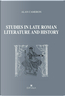 Studies in late roman literature and history by Allan Cameron