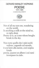 Poesie by Gerard Manley Hopkins