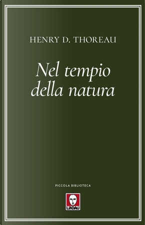 Nel tempio della natura by Henry David Thoreau