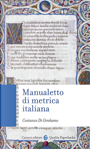 Manualetto di metrica italiana by Costanzo Di Girolamo