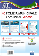 Kit concorso 40 Agenti di Polizia municipale Genova. Volumi per la preparazione al concorso nella polizia municipale