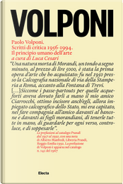 Paolo Volponi. Scritti di critica 1956-1994. Il principio umano dell'arte