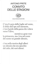 Convito delle stagioni by Antonio Prete