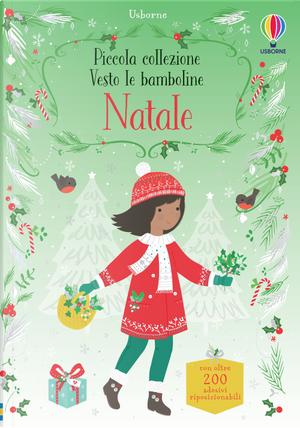 Natale. Piccola collezione. Vesto le bamboline. Con adesivi by Fiona Watt