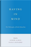 Having in Mind by Keith Donnellan