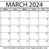March 2024 Calendar