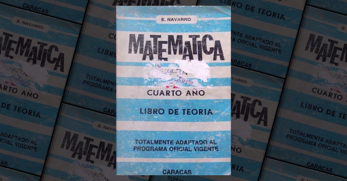 Matemática - Cuarto año (primero diversificado), de E. Navarro, Disza ...