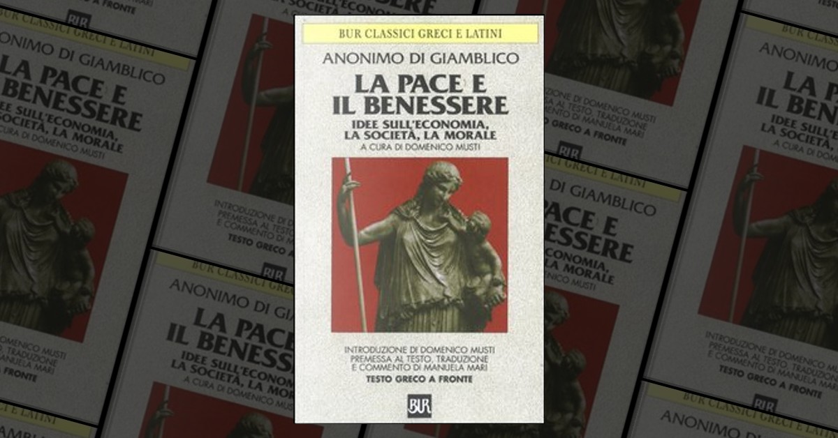 La pace e il benessere by Giamblico Rizzoli Paperback Anobii