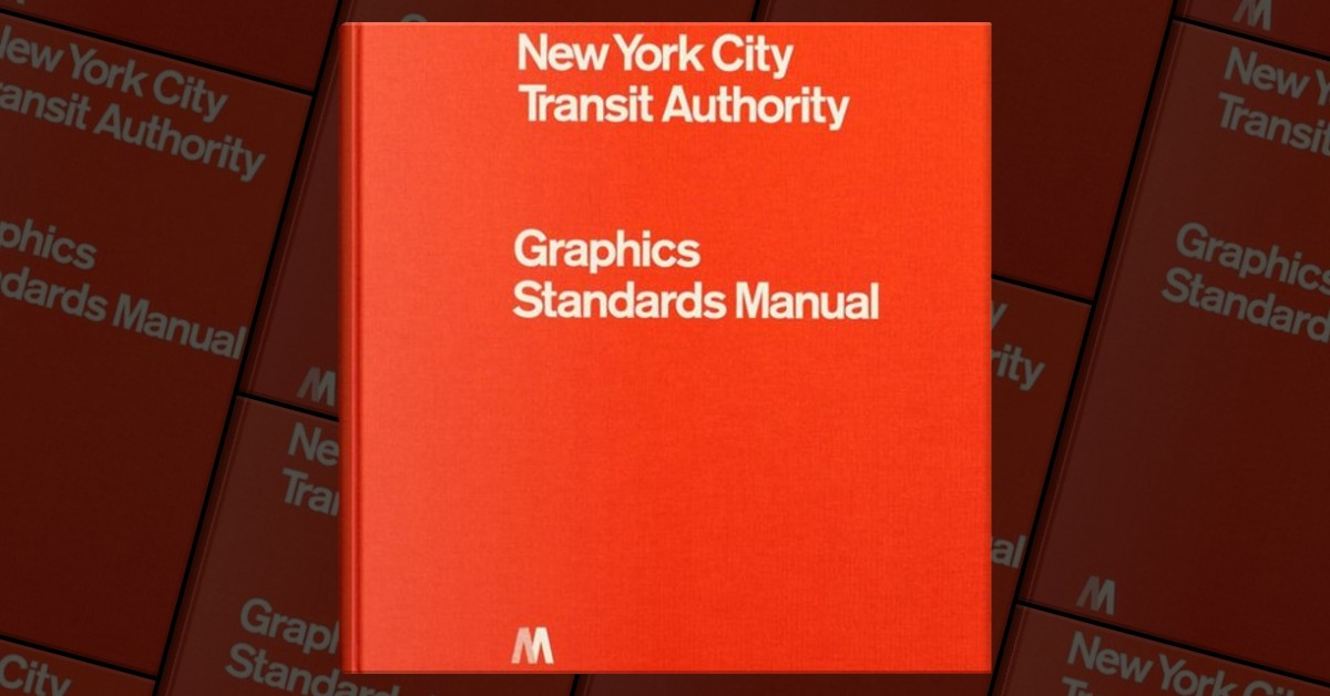洋書 1970 New York City Transit Authority New York City Transit Authority Graphics Standards Manual