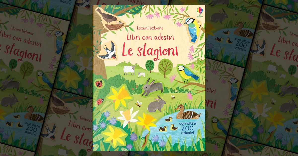 Libri con adesivi – Le stagioni Usborne